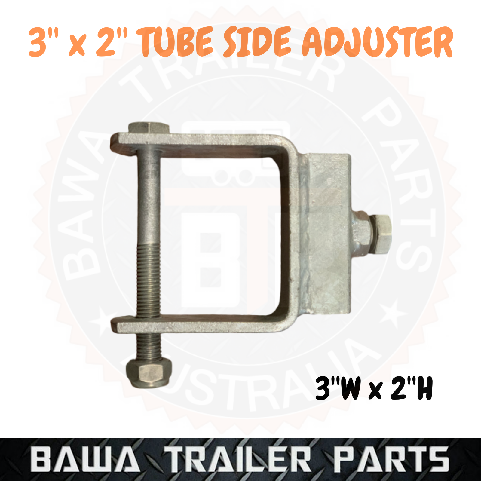 4 X Tube Side Adjuster 3’’x 2’’ – Bawa Trailer Parts